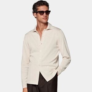 SUITSUPPLY Long Sleeve Polo Cardigan - Size XL